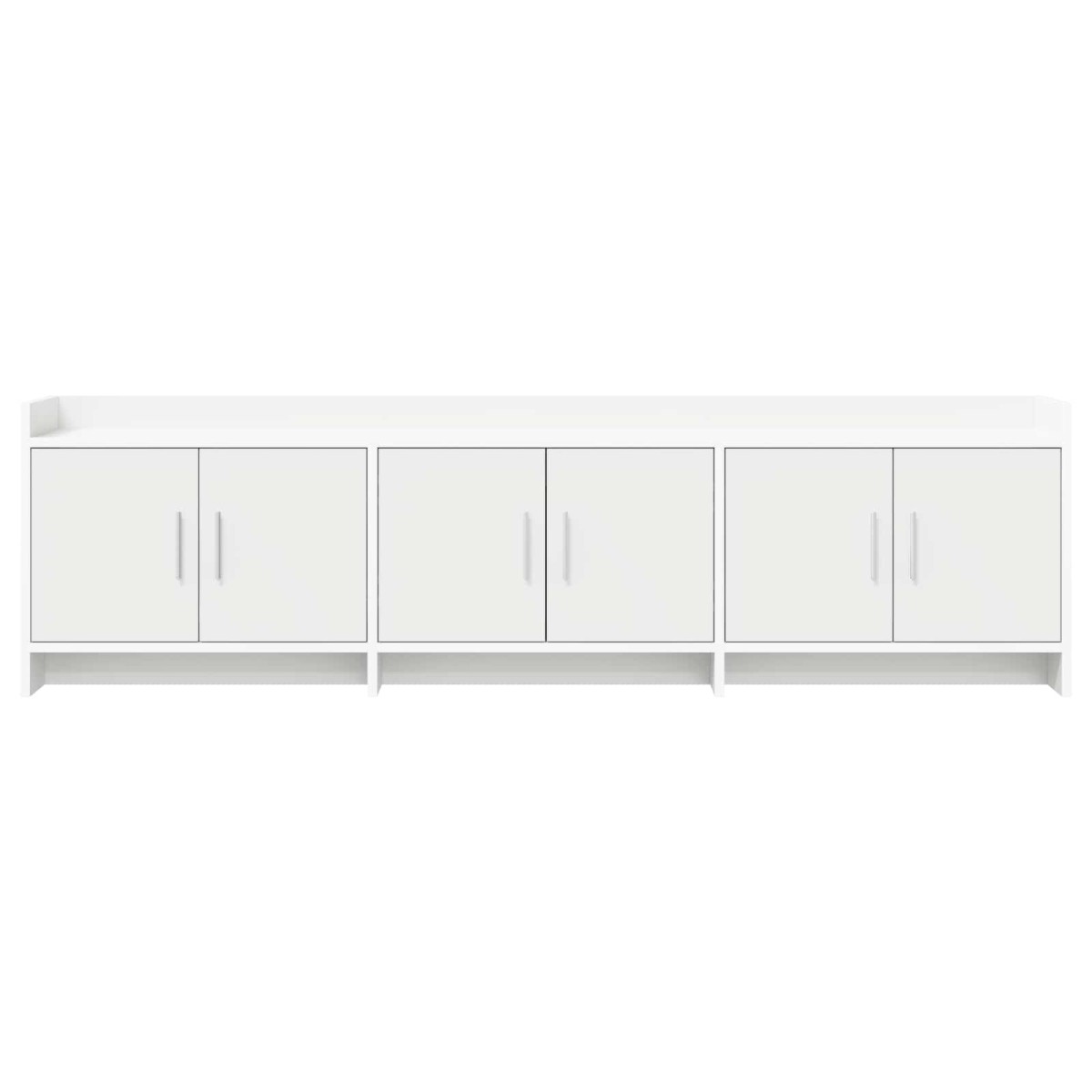 vidaXL Ντουλάπι TV 168 x 33 x 47 εκ. Λευκό Επεξεργασμένο Ξύλο