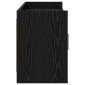 vidaXL Ντουλάπι TV 168 x 33 x 47 εκ. Μαύρη Δρυς Επεξεργασμένο Ξύλο