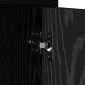 vidaXL Ντουλάπι TV 168 x 33 x 47 εκ. Μαύρη Δρυς Επεξεργασμένο Ξύλο