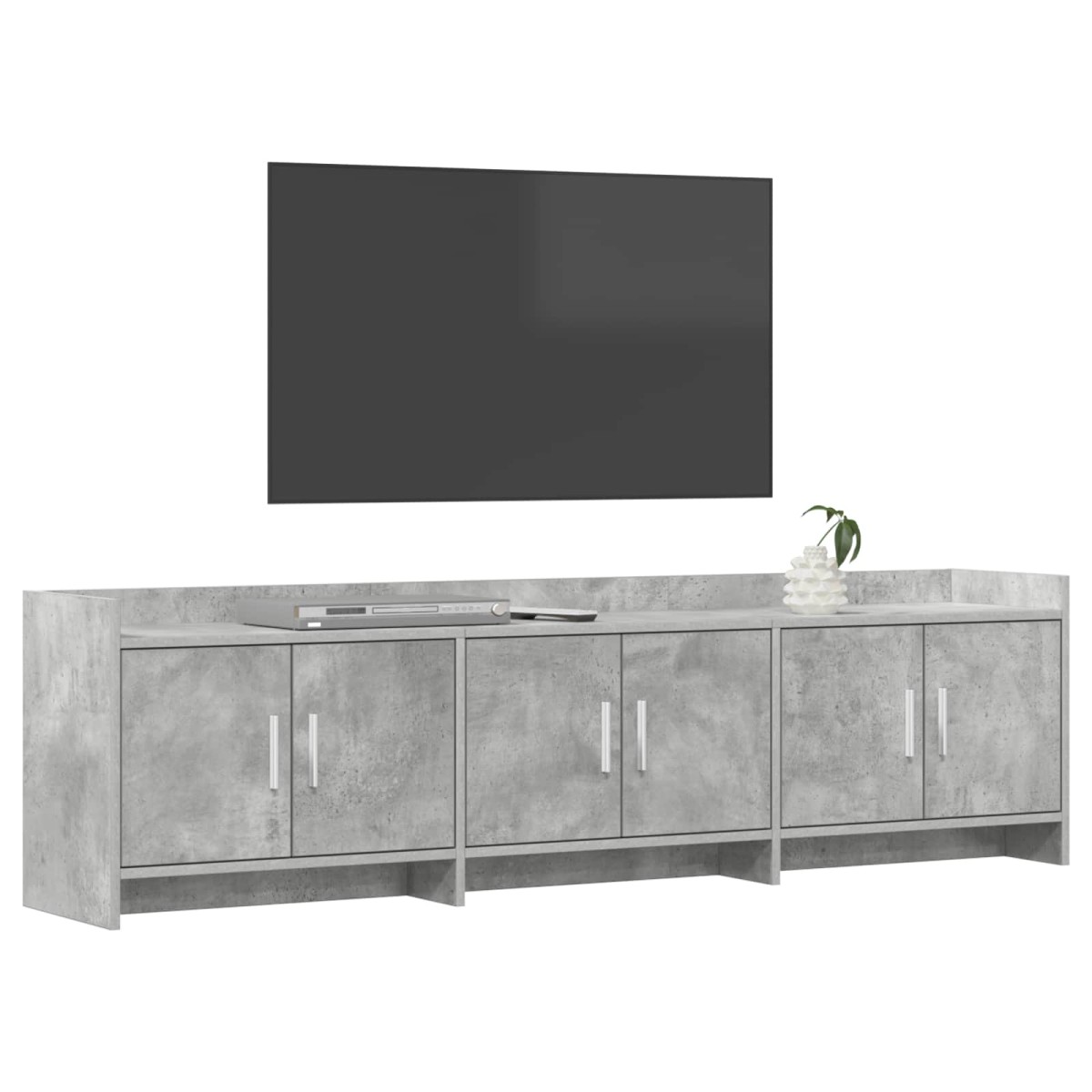vidaXL Ντουλάπι TV 168 x 33 x 47 εκ. Γκρι Σκυροδέματος