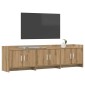 vidaXL Ντουλάπι TV 168 x 33 x 47 εκ. Artisan Δρυς Επεξεργασμένο Ξύλο