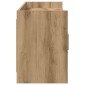 vidaXL Ντουλάπι TV 168 x 33 x 47 εκ. Artisan Δρυς Επεξεργασμένο Ξύλο