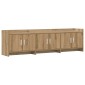 vidaXL Ντουλάπι TV 168 x 33 x 47 εκ. Artisan Δρυς Επεξεργασμένο Ξύλο
