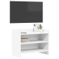 vidaXL Ντουλάπι TV 60 x 33 x 47 εκ. Λευκό Επεξεργασμένο Ξύλο