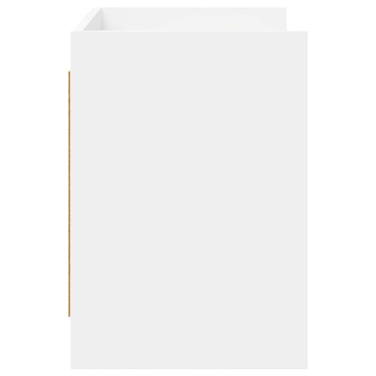 vidaXL Ντουλάπι TV 100 x 33 x 47 εκ Λευκό Επεξεργασμένο Ξύλο