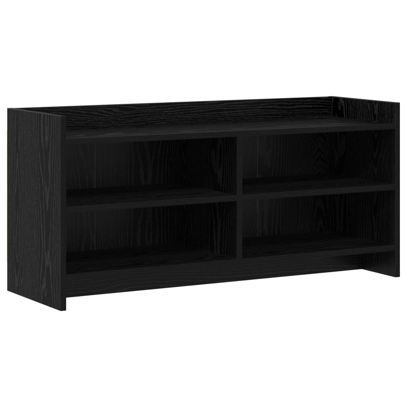 vidaXL Ντουλάπι TV 100 x 33 x 47 εκ Μαύρη Δρυς Επεξεργασμένο Ξύλο