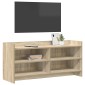 vidaXL Ντουλάπι TV 100 x 33 x 47 εκ Sonoma Δρυς Επεξεργασμένο Ξύλο