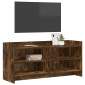 vidaXL Ντουλάπι TV 100 x 33 x 47 εκ Καπνισμένο Ξύλο Δρυός
