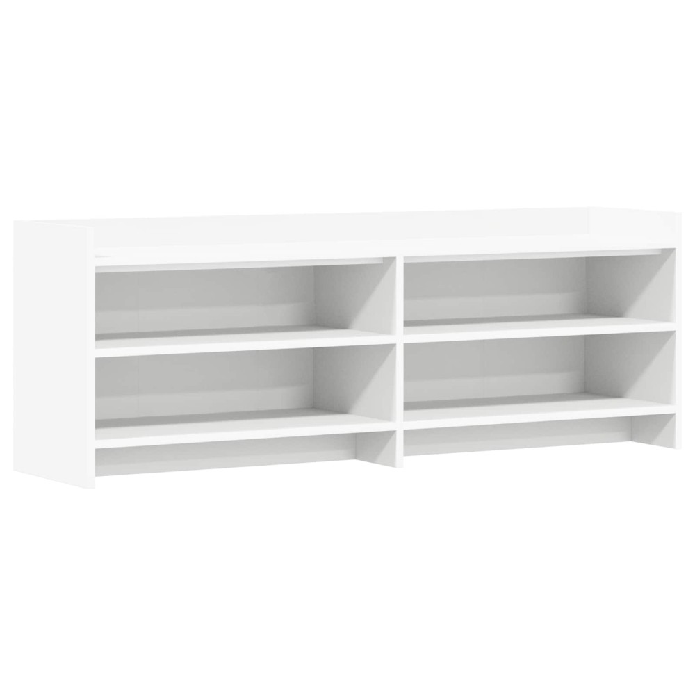 vidaXL Ντουλάπι TV 135 x 33 x 47 εκ. Λευκό Επεξεργασμένο Ξύλο