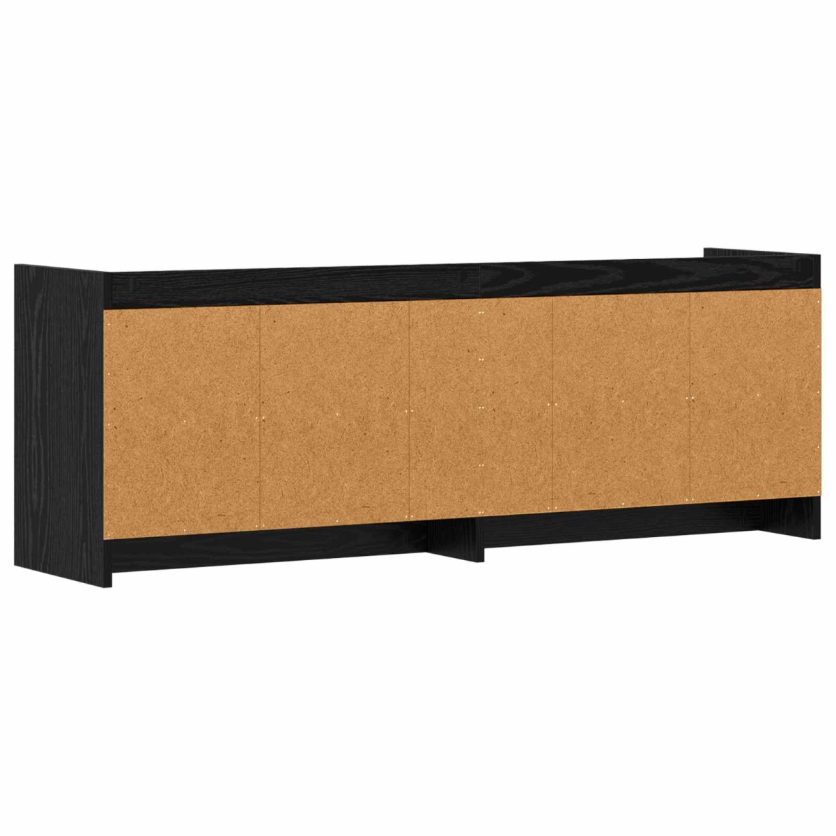 vidaXL Ντουλάπι TV 135 x 33 x 47 εκ. Μαύρη Δρυς Επεξεργασμένο Ξύλο