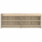 vidaXL Ντουλάπι TV 135 x 33 x 47 εκ. Sonoma Δρυς Επεξεργασμένο Ξύλο