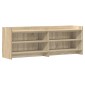 vidaXL Ντουλάπι TV 135 x 33 x 47 εκ. Sonoma Δρυς Επεξεργασμένο Ξύλο