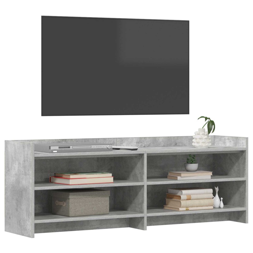vidaXL Ντουλάπι TV 135 x 33 x 47 εκ. Γκρι Σκυροδέματος