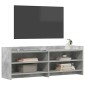 vidaXL Ντουλάπι TV 135 x 33 x 47 εκ. Γκρι Σκυροδέματος