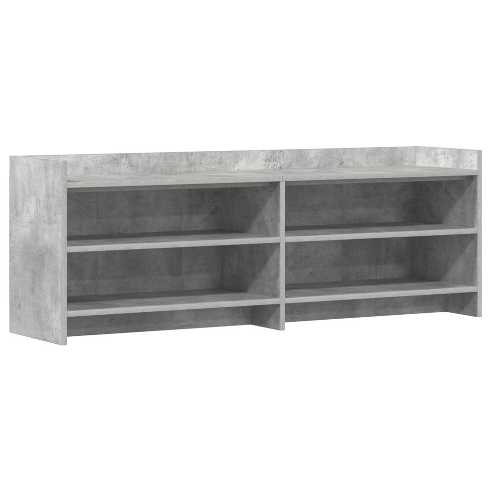 vidaXL Ντουλάπι TV 135 x 33 x 47 εκ. Γκρι Σκυροδέματος