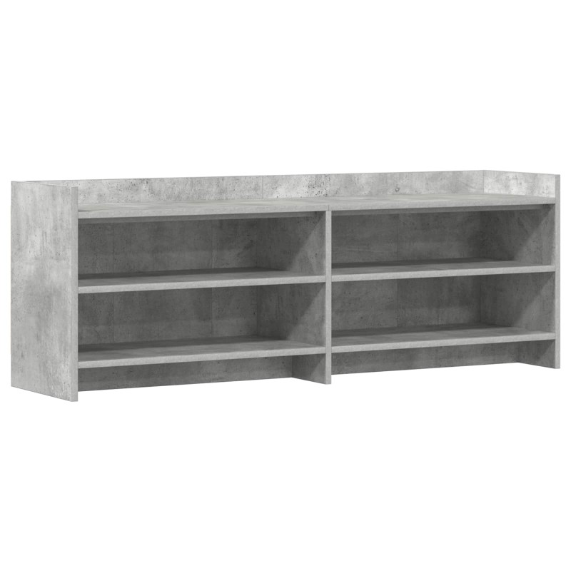 vidaXL Ντουλάπι TV 135 x 33 x 47 εκ. Γκρι Σκυροδέματος
