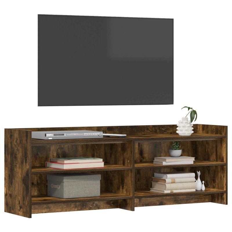 vidaXL Ντουλάπι TV 135 x 33 x 47 εκ. Καπνισμένο Ξύλο Δρυός