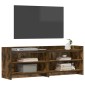 vidaXL Ντουλάπι TV 135 x 33 x 47 εκ. Καπνισμένο Ξύλο Δρυός