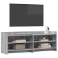 vidaXL Ντουλάπι TV 135 x 33 x 47 εκ. Γκρι Sonoma Επεξεργασμένο Ξύλο