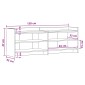 vidaXL Ντουλάπι TV 135 x 33 x 47 εκ. Παλαιωμένο ξύλο