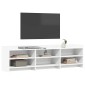 vidaXL Ντουλάπι TV 168 x 33 x 47 εκ. Λευκό Επεξεργασμένο Ξύλο