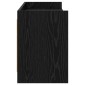 vidaXL Ντουλάπι TV 168 x 33 x 47 εκ. Μαύρη Δρυς Επεξεργασμένο Ξύλο