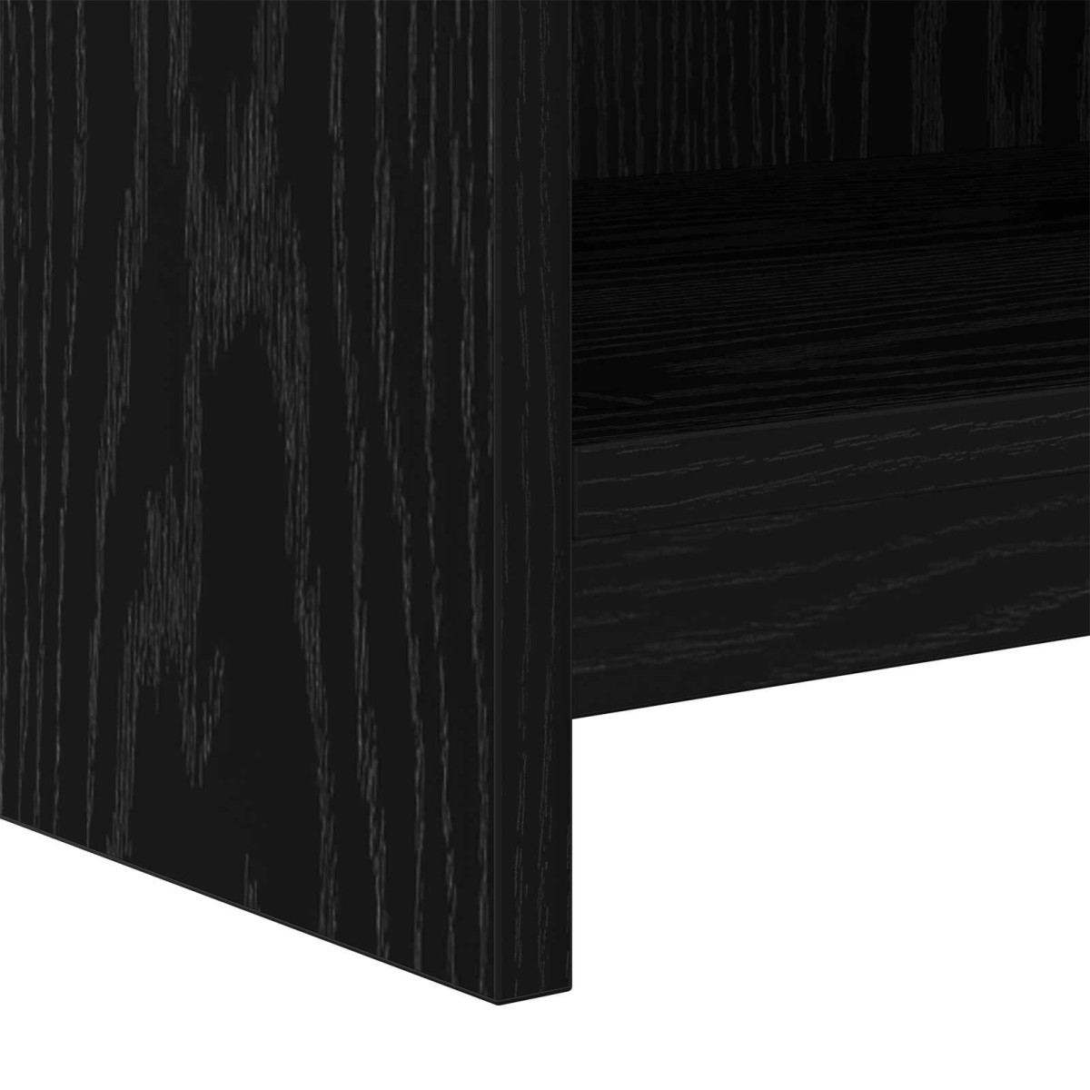 vidaXL Ντουλάπι TV 168 x 33 x 47 εκ. Μαύρη Δρυς Επεξεργασμένο Ξύλο