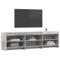 vidaXL Ντουλάπι TV 168 x 33 x 47 εκ. Γκρι Σκυροδέματος