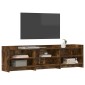 vidaXL Ντουλάπι TV 168 x 33 x 47 εκ. Καπνισμένο Ξύλο Δρυός