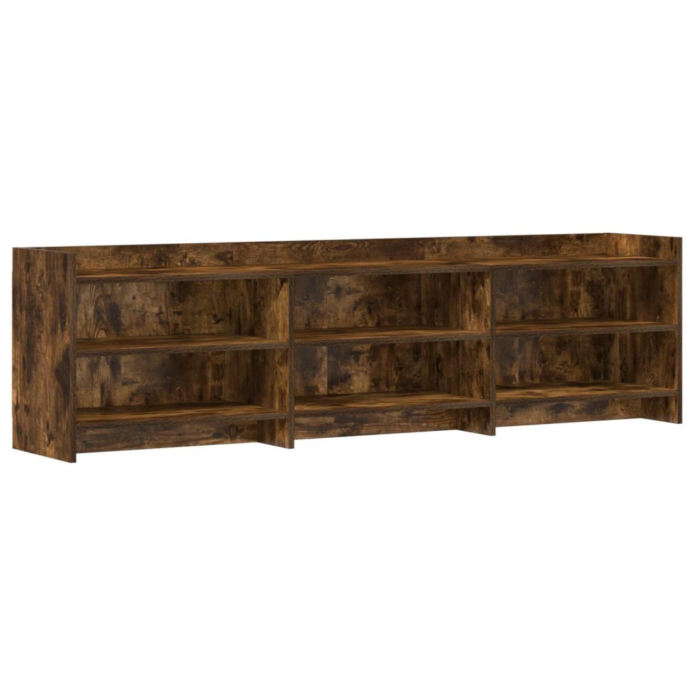 vidaXL Ντουλάπι TV 168 x 33 x 47 εκ. Καπνισμένο Ξύλο Δρυός