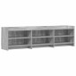 vidaXL Ντουλάπι TV 168 x 33 x 47 εκ. Γκρι Sonoma Επεξεργασμένο Ξύλο