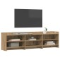 vidaXL Ντουλάπι TV 168 x 33 x 47 εκ. Artisan Δρυς Επεξεργασμένο Ξύλο