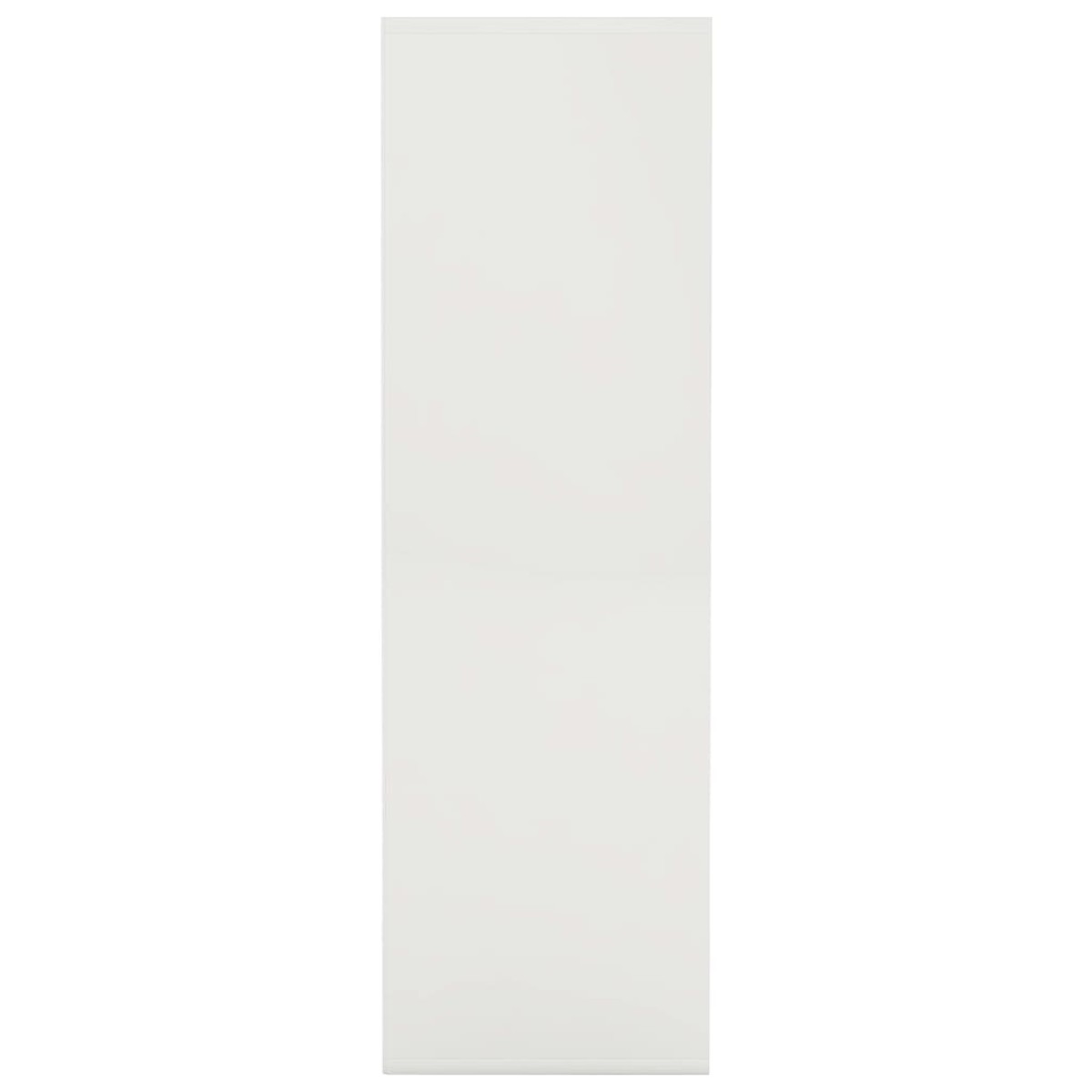 vidaXL Βιβλιοθήκη Λευκή 98 x 30 x 98 εκ. από Μοριοσανίδα