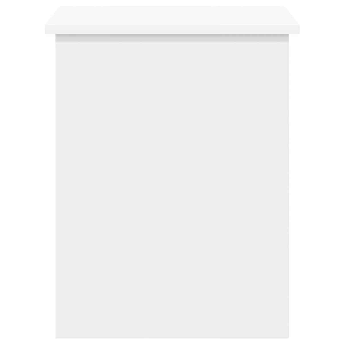 vidaXL Θήκη Αποθήκευσης Λευκό 60 x 40 x 50 cm Επεξεργασμένο Ξύλο