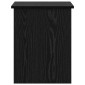 vidaXL Θήκη Αποθήκευσης Μαύρη Δρυς 60 x 40 x 50 cm Επεξεργασμένο Ξύλο