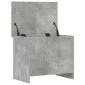 vidaXL Θήκη Αποθήκευσης Γκρι Σκυροδέματος 60 x 40 x 50 cm