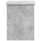 vidaXL Θήκη Αποθήκευσης Γκρι Σκυροδέματος 80 x 40 x 50 cm