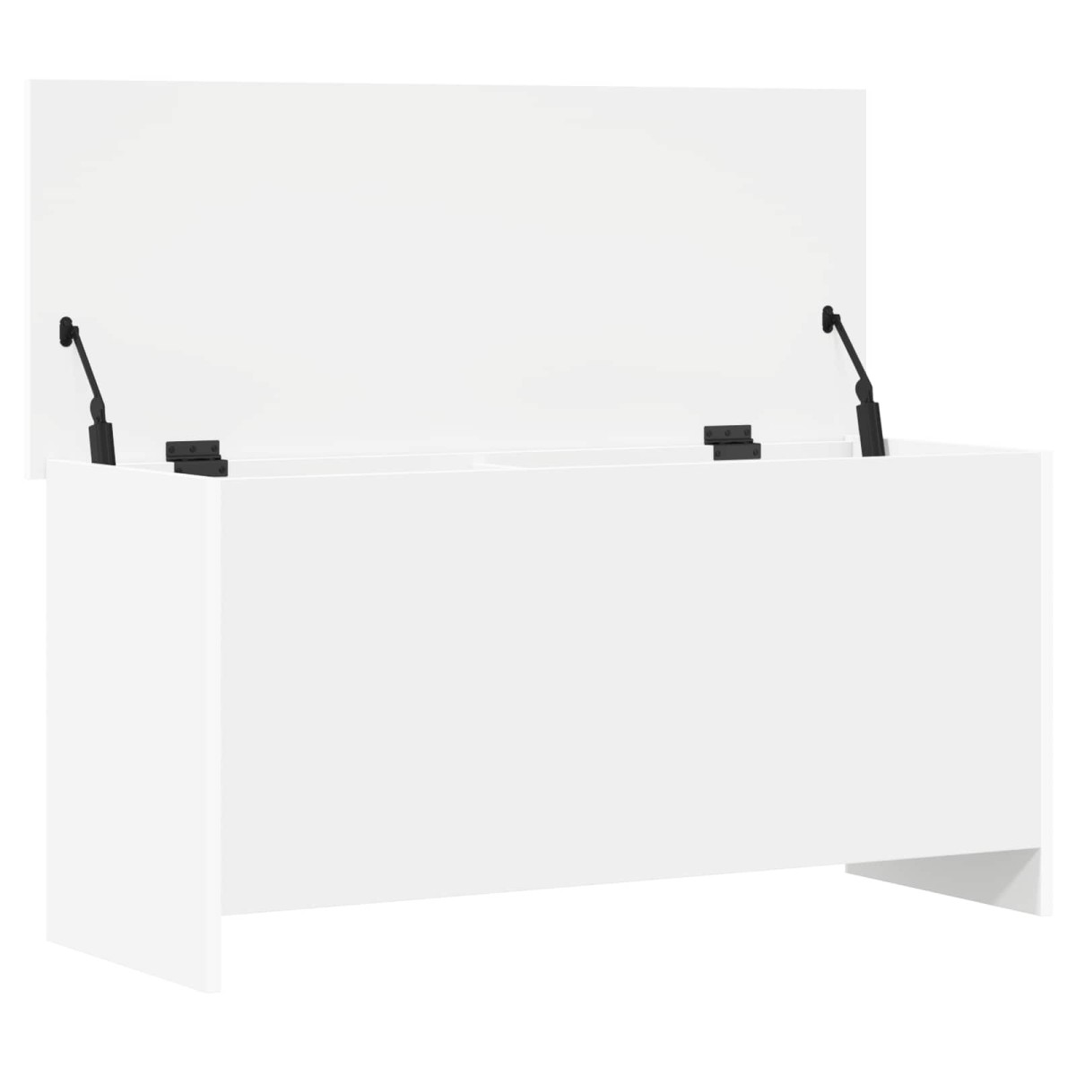 vidaXL Θήκη Αποθήκευσης Λευκό 100 x 40 x 50 cm Επεξεργασμένο Ξύλο