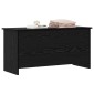 vidaXL Θήκη Αποθήκευσης Μαύρη Δρυς 100 x 40 x 50 cm Επεξεργασμένο Ξύλο