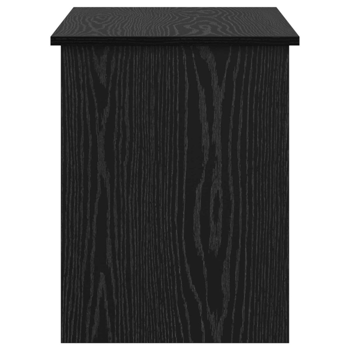 vidaXL Θήκη Αποθήκευσης Μαύρη Δρυς 100 x 40 x 50 cm Επεξεργασμένο Ξύλο