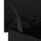vidaXL Θήκη Αποθήκευσης Μαύρη Δρυς 100 x 40 x 50 cm Επεξεργασμένο Ξύλο