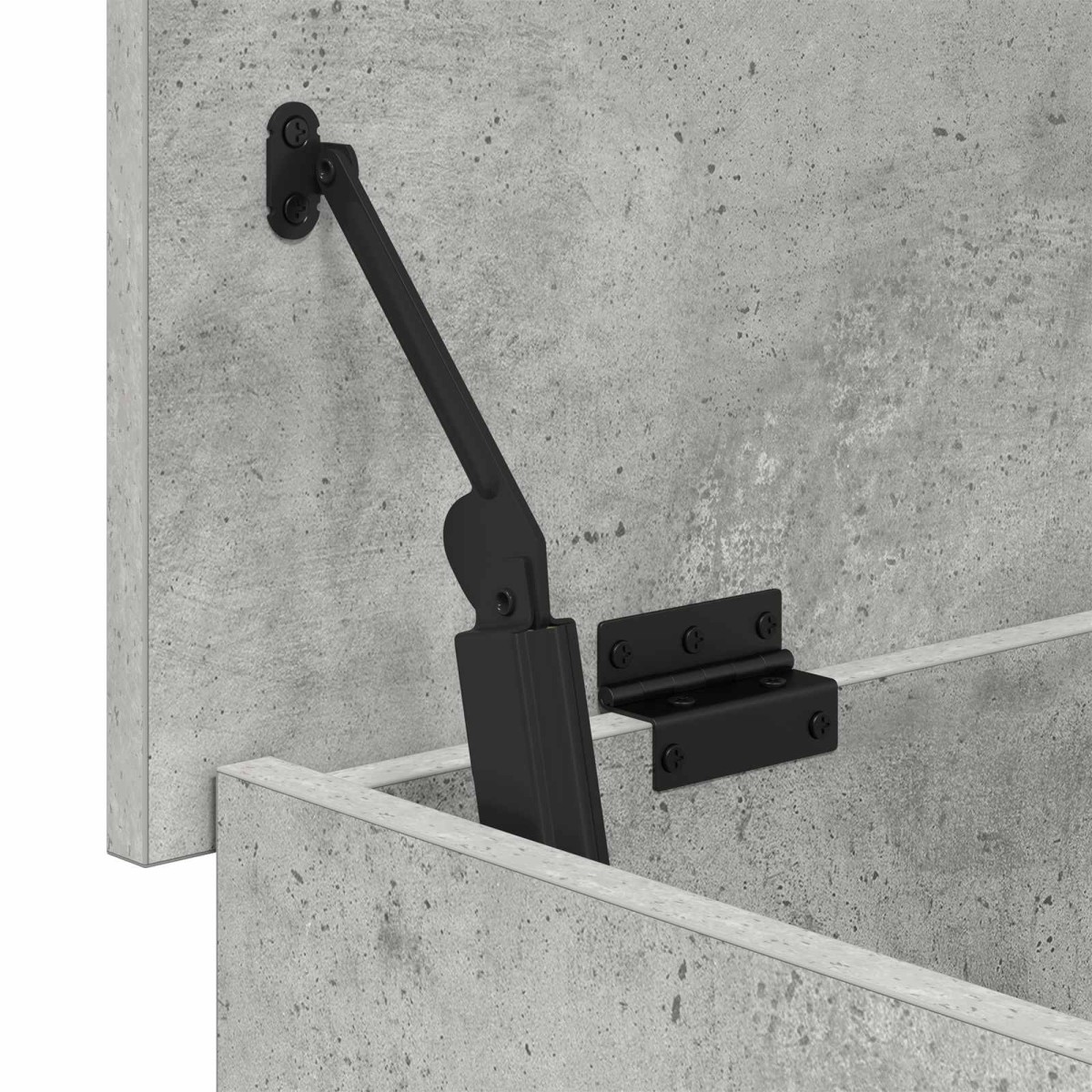 vidaXL Θήκη Αποθήκευσης Γκρι Σκυροδέματος 100 x 40 x 50 cm