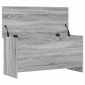 vidaXL Θήκη Αποθήκευσης με αποθήκευση Γκρι Sonoma 100 x 40 x 50 cm