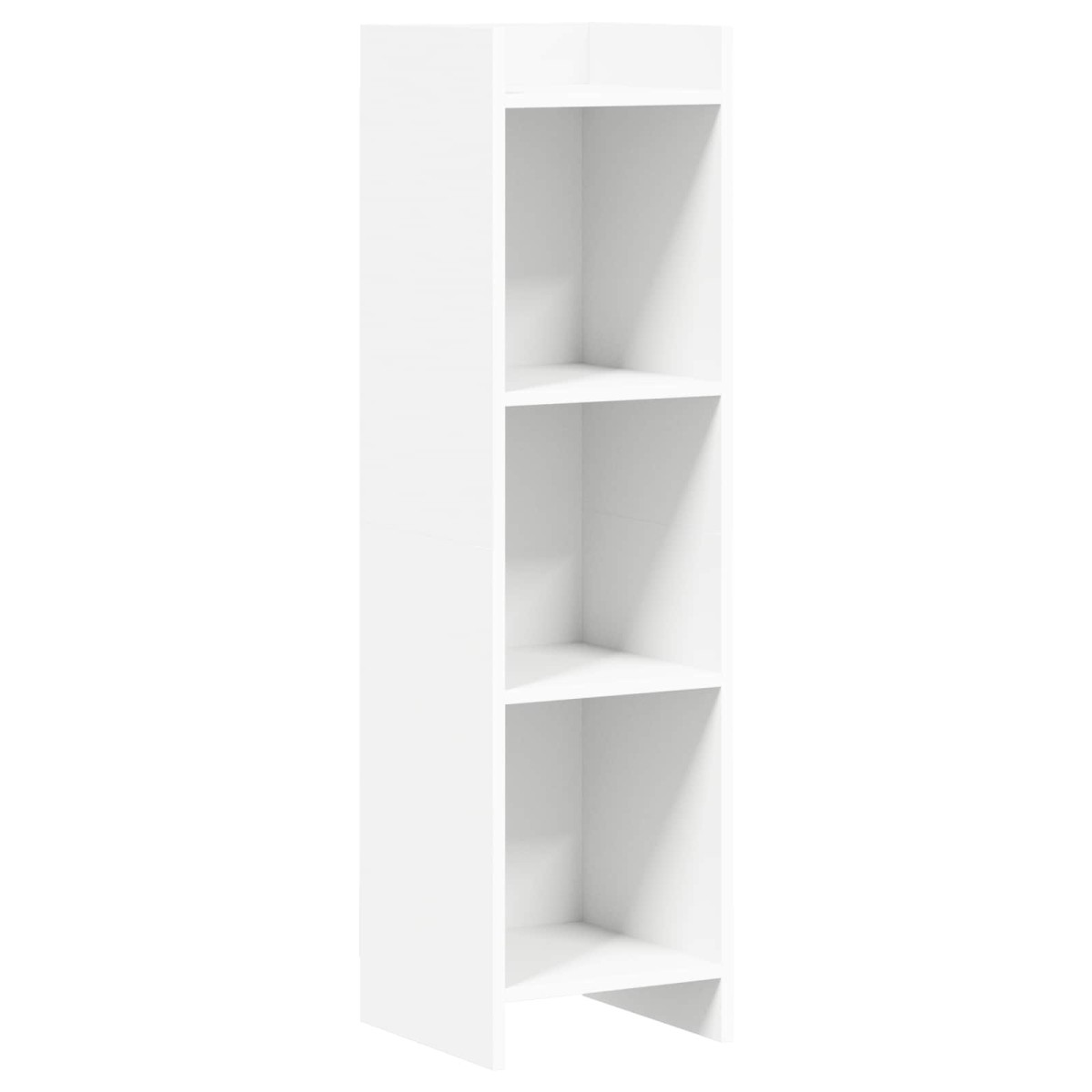 vidaXL Βιβλιοθήκη Λευκό 30 x 30 x 111 εκ Επεξεργασμένο Ξύλο