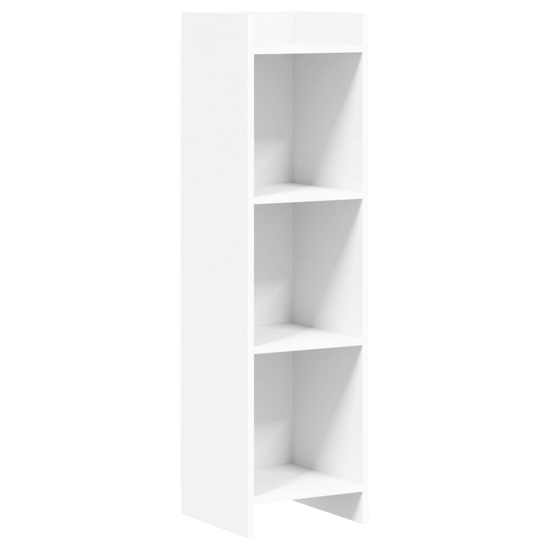 vidaXL Βιβλιοθήκη Λευκό 30 x 30 x 111 εκ Επεξεργασμένο Ξύλο