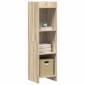 vidaXL Βιβλιοθήκη Sonoma Δρυς 30 x 30 x 111 εκ Επεξεργασμένο Ξύλο