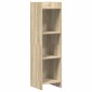vidaXL Βιβλιοθήκη Sonoma Δρυς 30 x 30 x 111 εκ Επεξεργασμένο Ξύλο