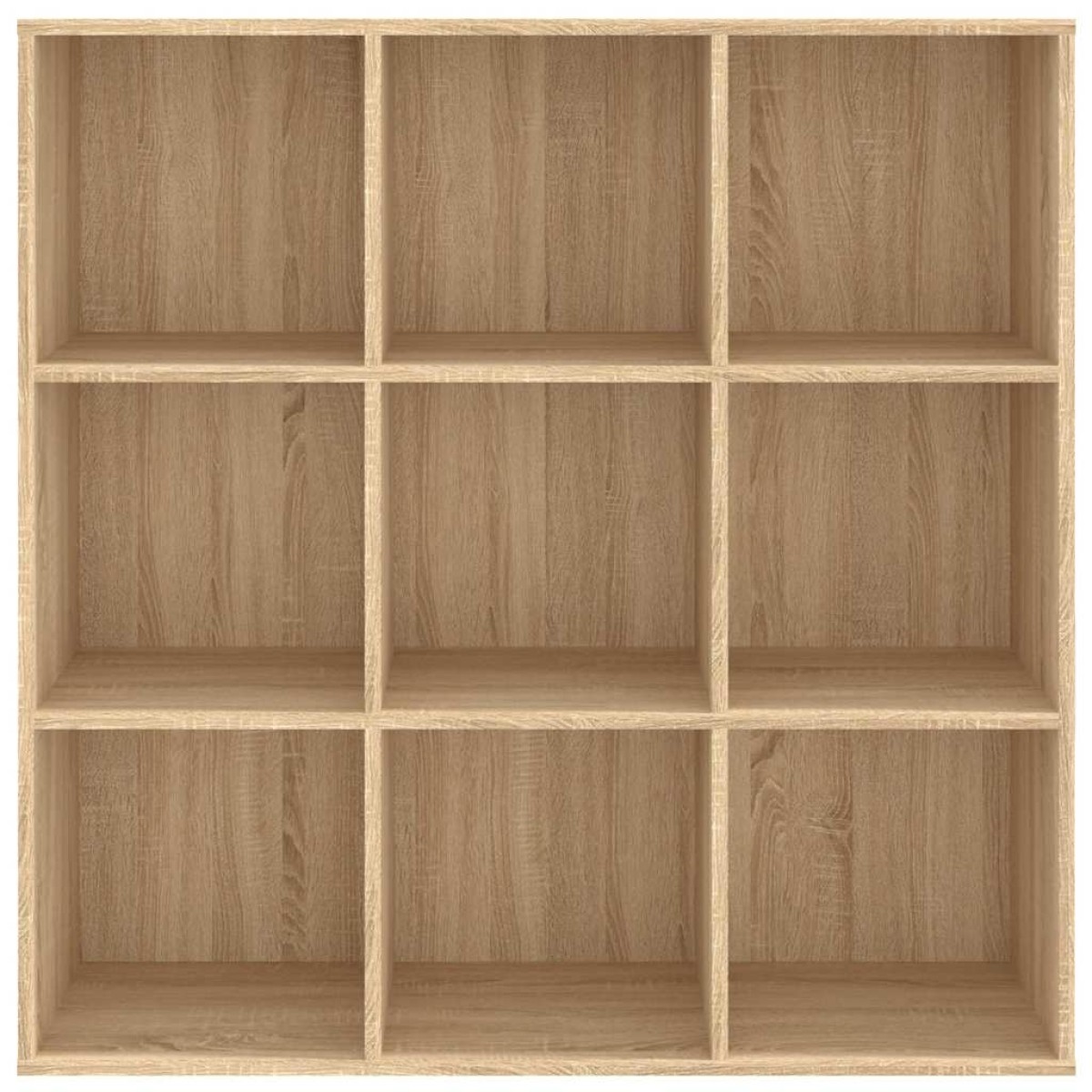 vidaXL Βιβλιοθήκη Χρώμα Sonoma Δρυς 98 x 30 x 98 εκ. από Μοριοσανίδα