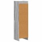 vidaXL Βιβλιοθήκη Γκρι Sonoma 30 x 30 x 111 εκ Επεξεργασμένο Ξύλο