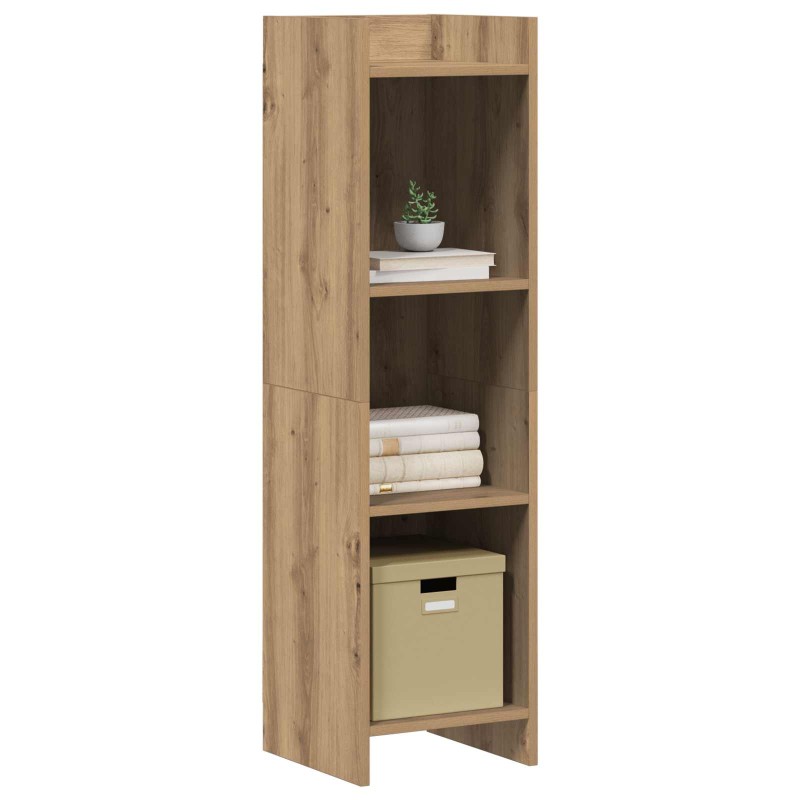 vidaXL Βιβλιοθήκη 3 επιπέδων 30 x 30 x 111 εκ Επεξεργασμένο Ξύλο